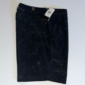 Adidas men’s golf shorts black gray print 9” $80